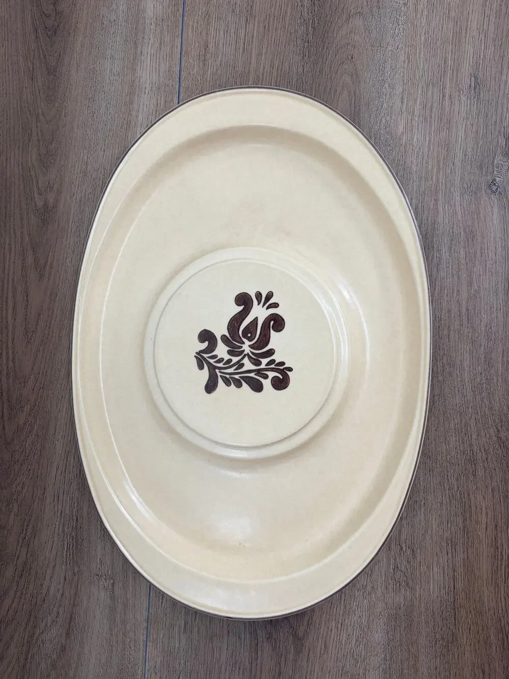 Vintage Pfaltzgraff Village Cheese & Cracker Tray Platter #703 16